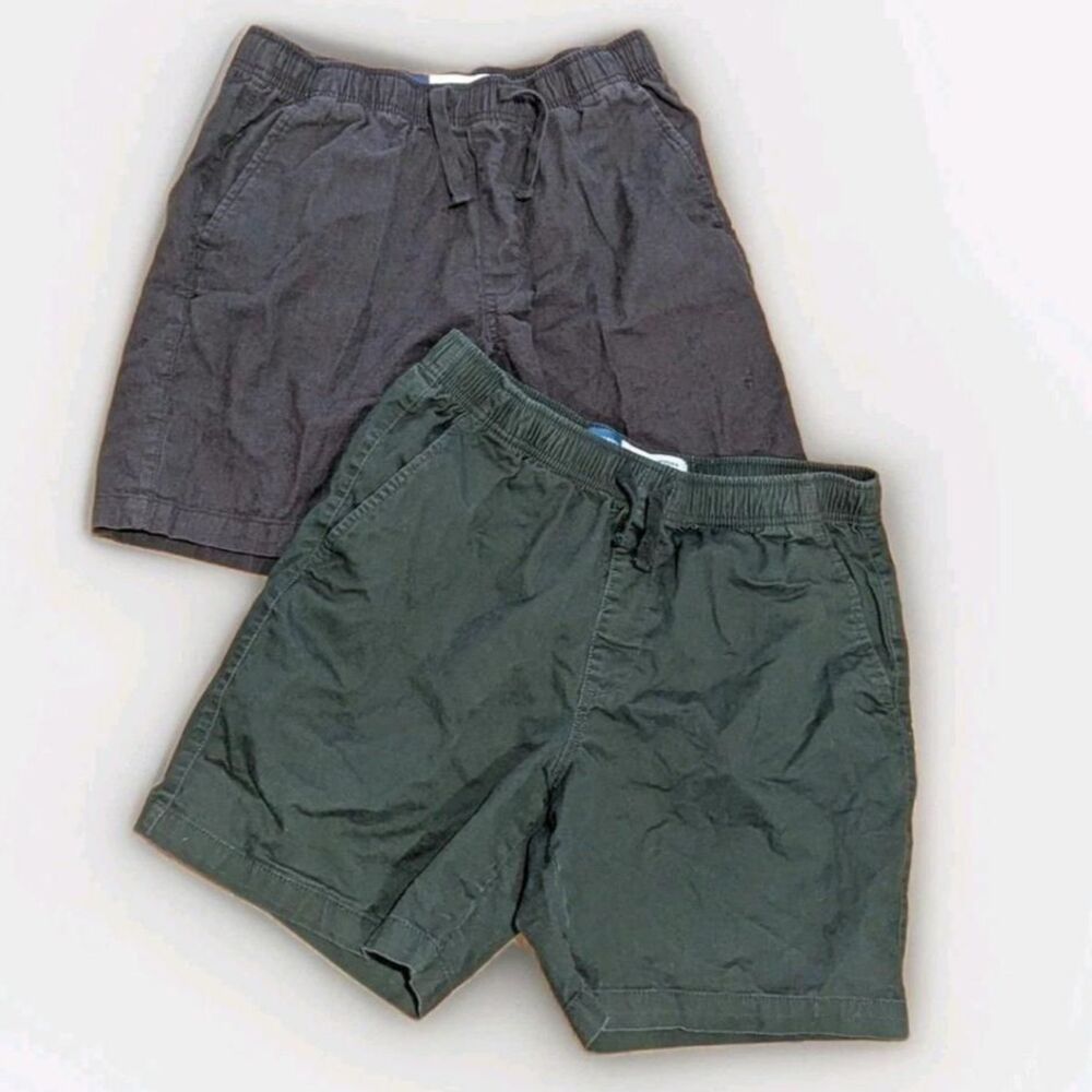 Coastal Linen Blend Jogger‎ Shorts Bundle 2 Old Navy Small Pull On Casual Resort